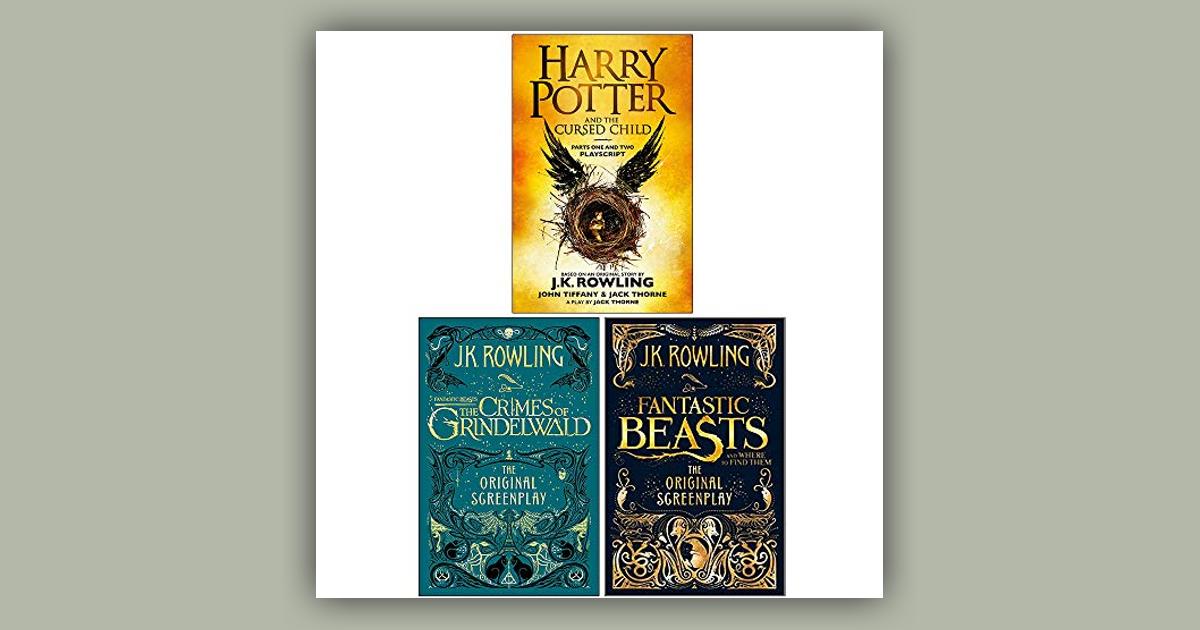 J.K. Rowling 3 Books Set Fantastic Beasts, Crimes of Grindelwald, Harry  Potter 9789123962839