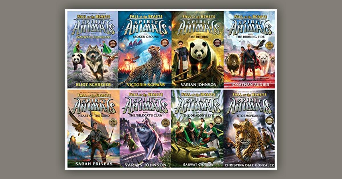 Spirit Animals: Fall of the Beasts Series Complete Books Set (8 Books) -  Immortal Guardians, Broken Ground, The Return, The Burning Tide, Heart of  the Land, The Wildcat's Claw, Stormspeaker, The Drago: