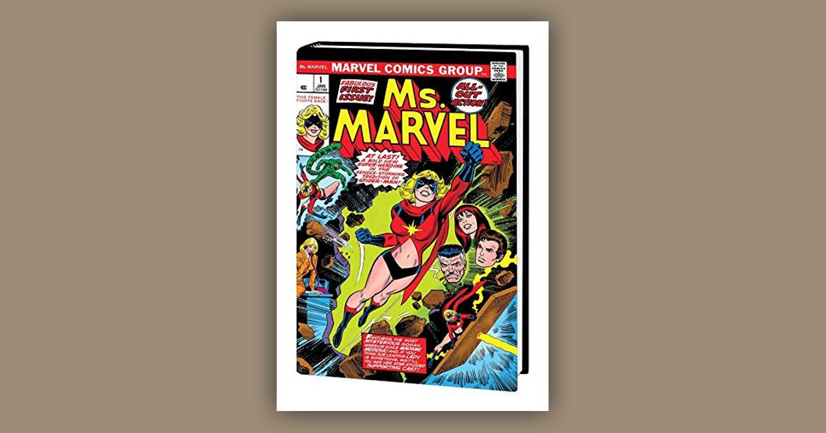 Captain Marvel Ms Marvel A Hero Is Born Omnibus HC DM Variant Cover ...