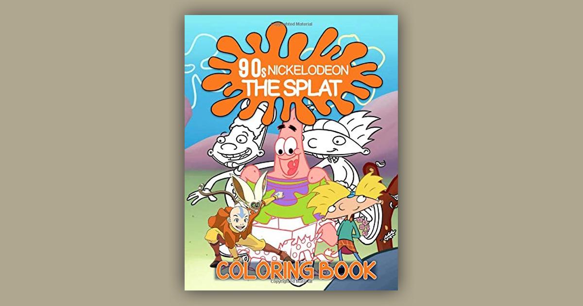 90s Nickelodeon The Splat Coloring Book Premium Unofficial 90s