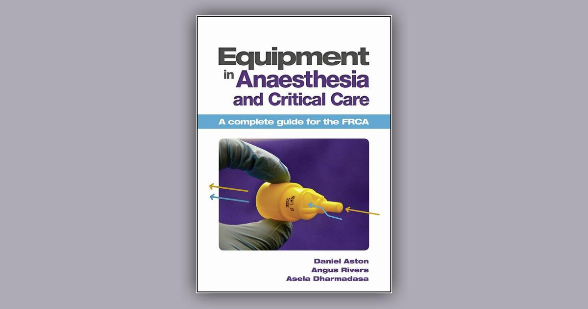 Equipment In Anaesthesia And Critical Care Price Comparison On Booko 2336