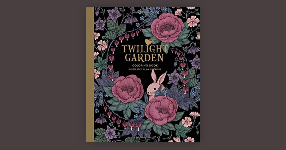 Twilight Garden Coloring Book Published in Sweden as "Blomstermandala