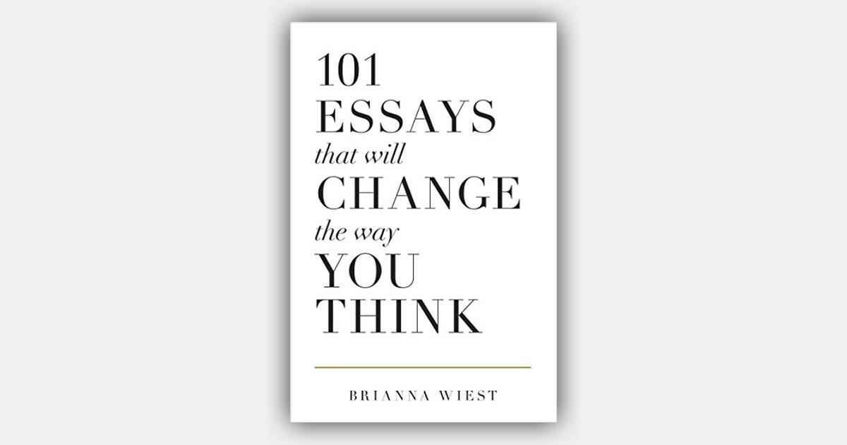 101 essays that will change the way you think italiano