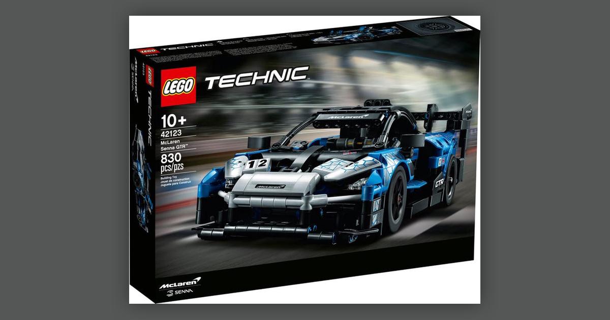 LEGO 42123 Technic McLaren Senna GTR Racing Sports Car Collectible ...